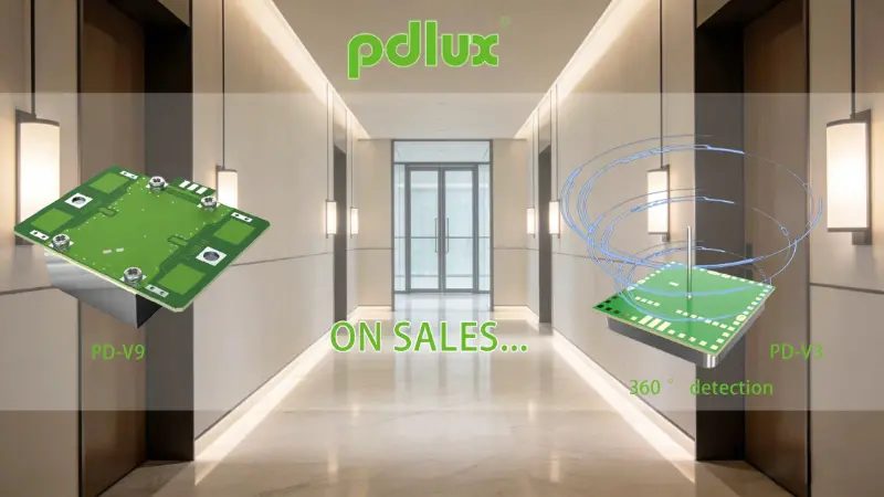 PD-V9 eta PD-V3 Mikrouhinen mugimendu-sentsoreak